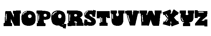 ZP Jackitorial Glow Font UPPERCASE
