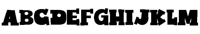 ZP Jackitorial Font UPPERCASE