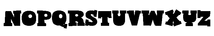 ZP Jackitorial Font UPPERCASE