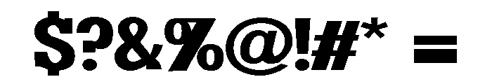ZP Jackman Bold Font OTHER CHARS