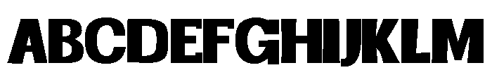 ZP Jackman Bold Font UPPERCASE