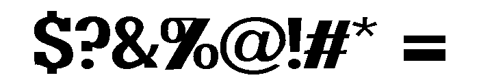 ZP Jackman Font OTHER CHARS