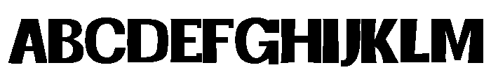 ZP Jackman Font UPPERCASE