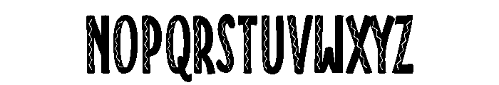 ZP Jacobo Condensed Font UPPERCASE