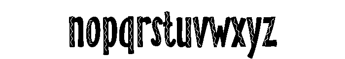 ZP Jacobo Condensed Font LOWERCASE