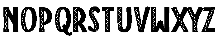 ZP Jacobo Expanded Font UPPERCASE