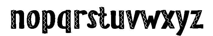 ZP Jacobo Expanded Font LOWERCASE