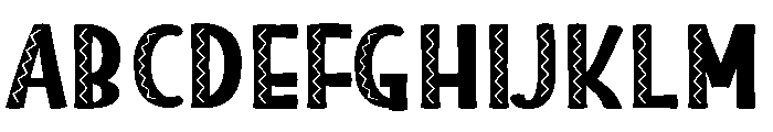 ZP Jacobo Extra-expanded Font UPPERCASE