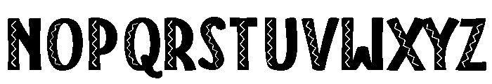 ZP Jacobo Extra-expanded Font UPPERCASE