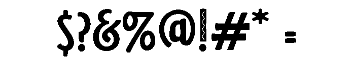 ZP Jacobo Semi-condensed Font OTHER CHARS