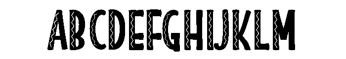 ZP Jacobo Semi-condensed Font UPPERCASE