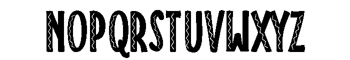 ZP Jacobo Semi-condensed Font UPPERCASE