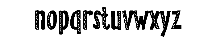 ZP Jacobo Semi-condensed Font LOWERCASE