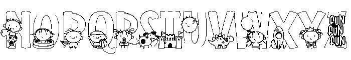 ZP Jangle Pippins Play Font UPPERCASE