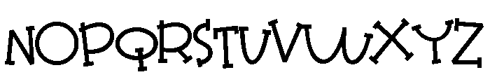 ZP Jaukster Font UPPERCASE