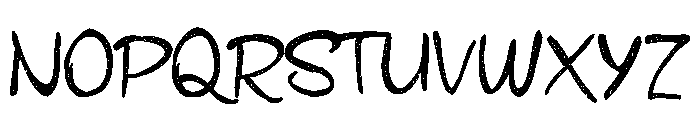 ZP Jersey Jack Script Condensed Font UPPERCASE
