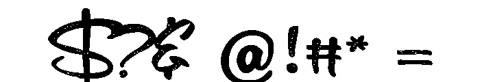 ZP Jersey Jack Script Expanded Font OTHER CHARS