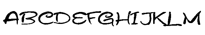 ZP Jersey Jack Script Expanded Font UPPERCASE