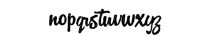 ZP Jersey Jack Script Font LOWERCASE