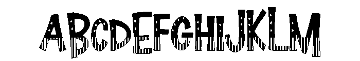 ZP Jolly July Condensed Font UPPERCASE