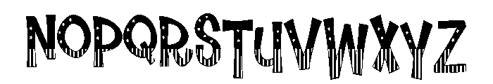 ZP Jolly July Condensed Font UPPERCASE
