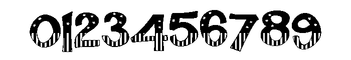 ZP Jolly July Expanded Font OTHER CHARS