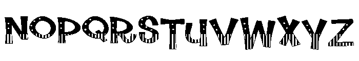 ZP Jolly July Expanded Font UPPERCASE