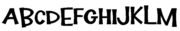 ZP Jolly Roger Expanded Bold Font UPPERCASE