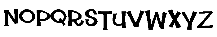 ZP Jolly Roger Expanded Bold Font UPPERCASE