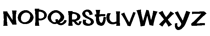 ZP Jolly Roger Expanded Bold Font LOWERCASE
