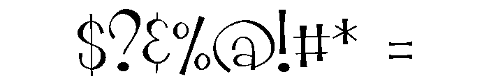ZP Jolly Roger Light Font OTHER CHARS