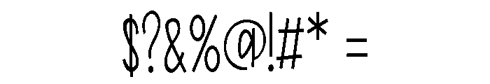 ZP Junkgirl Condensed Font OTHER CHARS
