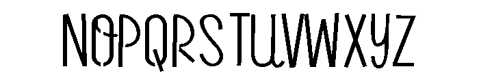 ZP Junkgirl Stencil Expanded Font UPPERCASE