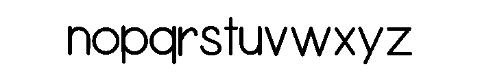 ZP Koala Nut Font LOWERCASE