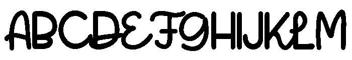 ZP Krabapple Font UPPERCASE