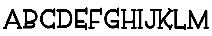 ZP Krackalacka Font UPPERCASE