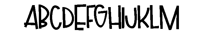 ZP Ladybug Bold Font UPPERCASE