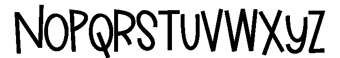 ZP Ladybug Bold Font UPPERCASE