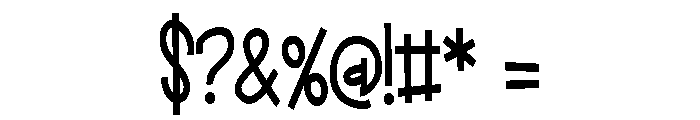 ZP Ladybug Condensed Bold Font OTHER CHARS