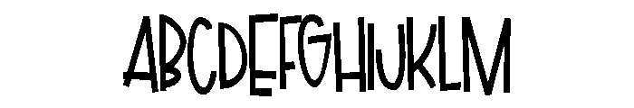 ZP Ladybug Condensed Bold Font UPPERCASE