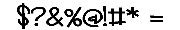 ZP Ladybug Expanded Bold Font OTHER CHARS