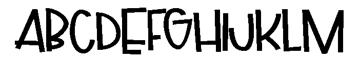 ZP Ladybug Expanded Bold Font UPPERCASE