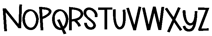 ZP Ladybug Expanded Bold Font UPPERCASE