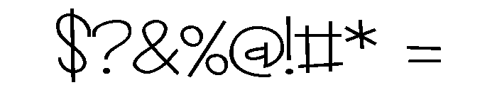 ZP Ladybug Expanded Font OTHER CHARS