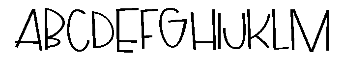 ZP Ladybug Expanded Font UPPERCASE