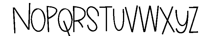 ZP Ladybug Font UPPERCASE
