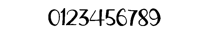 ZP Love Branch Condensed Font OTHER CHARS