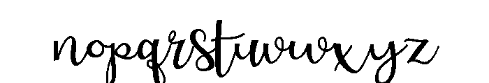 ZP Love Branch Condensed Font LOWERCASE