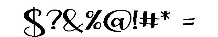 ZP Love Branch Expanded Font OTHER CHARS