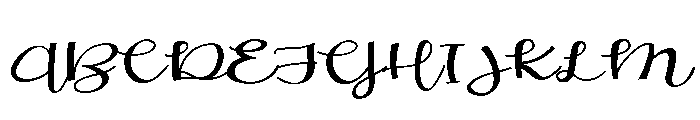 ZP Love Branch Expanded Font UPPERCASE